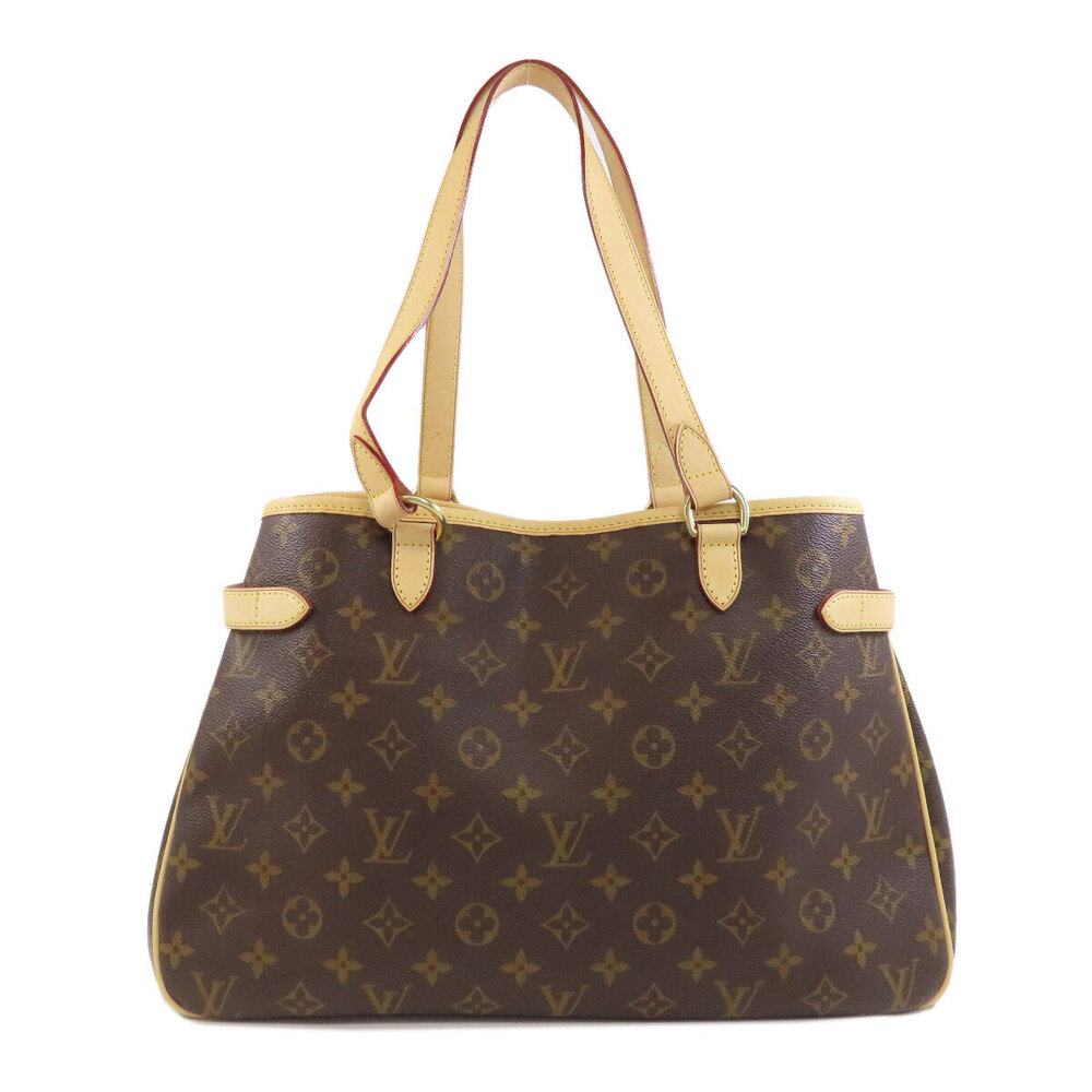 Louis Vuitton Canvas Monogram Batignolles Tote Bag Horizontal Brown